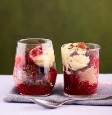 Eis Und Heiss Dessert Rezept Lebensmittel Essen Dessert Essen Und Trinken