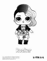 Lol Doll Coloring Page Awesome Rocker Lol Surprise Doll Coloring Page Lol Dolls Coloring Pages Pokemon Coloring Pages