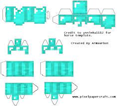 Do this for all available pieces, including any weapons that are also made of diamond. Papercraft Minecraft Armor Novocom Top