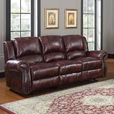 4.4 out of 5 stars 254. Quinn Reclining Sofa Burgundy Microfiber Homelegance Furniture Cart