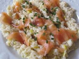 Risotto Poireau Et Saumon Fume Recette Risotto Poireaux Recette Saumon Recette Risotto