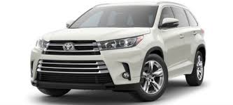 2017 Toyota Highlander Exterior Color Options