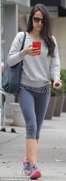Maybe you would like to learn more about one of these? Jordana Brewster In Flattering Cropped Leggings Following Workout Session Daily Mail Online