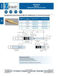 Pin Male 16 Crimp Gold Pin Socket Contacts Circular Mil