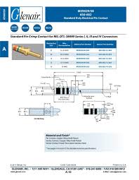 Pin Male 16 Crimp Gold Pin Socket Contacts Circular Mil