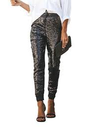 satin sequin joggers in 2019 black sequin pants sequin