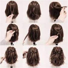 Peinados Schone Frisuren Kurze Haare Zopf Kurze Haare Geflochtene Frisuren