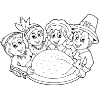 Free printable thanksgiving coloring pages. Coloring Pages Thanksgiving Surfnetkids