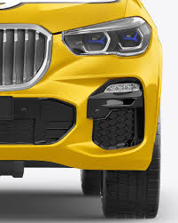 Download Crossover Suv Mockup Front View In Vehicle Mockups On Yellow Images Object Mockups PSD Mockup Templates