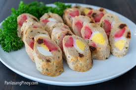 Chicken And Pork Embutido Panlasang Pinoy Recipe Best Dishes Pork Embutido Recipe Pork