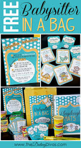 The babysitting voucher reads have a night off! Babysitter In A Bag The Dating Divas