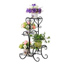 Plant pots can be made of several different materials. Bestonzon Metal Corner Flower Racks Plant Flower Display Stand 4 Layer Flower Pot Rack Plant Frame Balcony Indoor Outdoor Flower Pot Display Shelf Buy Online In Bulgaria At Bulgaria Desertcart Com Productid 110096337
