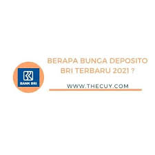 Berikut penawaran bunga deposito yang datanya dihimpun lhbu per senin, 26 april 2021: Berapa Bunga Deposito Bri Terbaru 2021 The Cuy