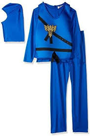 Charades Childs Ninja Avenger Costume Blue Medium