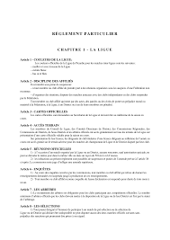 Site internet des arbitres de football avec des photos, circulaires, interviews, news, forum, liens documents utiles. Http Static Footeo Com Uploads Ajl Laboissiere Medias Reglement Particulier De La Ligue 6 Pdf