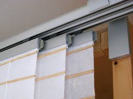 Close Up Of Ikea S 3 Rail Kvartal System Ikea Panel Curtains Panel Curtains Patio Door Coverings