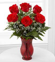 Use these three tips and brownie points will be on the dessert menu no matter where. Classic Romance Valentine S Day Rose Bouquet 6 Stems Vase Included In Grovetown Ga Brandon S Haus Of Flowers