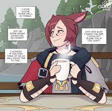 Muffin X G'raha: Thinking of you pt. 1 by Cobatsart -- Fur Affinity [dot]  net