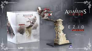 No, i wouldn't try that without a bungee cord or a parachute! Assassin S Creed Ii Leap Of Faith Ezio Statue Unboxing Youtube