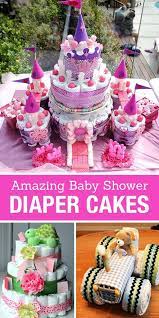 Adorable baby shower centerpiece gift. 15 Creative Diaper Cakes Diy Baby Shower Party Ideas