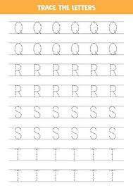 This handwriting practice slate can be substituted for alphabet writing . Tracing Letters Of English Alphabet Writing Practice 2275162 Vector Art At Vecteezy