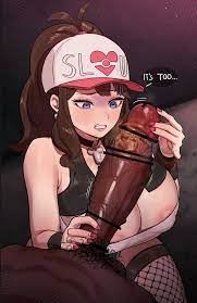 1boy 1girls 5t (artist) censored cock tip dark-skinned male dark  skin english text fat man female hairy harlot hilda (pokemon) kink kinky  male musk musk fetish musky musky balls