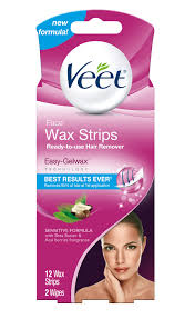 Tips for facial hair removal: Hair Removal Wax Strips Veet Easy Gelwax Technology Sensitive Formula Ready To Use Hair Remover Face Wax Strips With Shea Butter Acai Berries Fragrance 12 Wax Strips With 2 Wipes Walmart Com