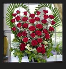 red lovely roses basket rs 2250 piece