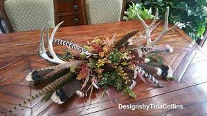 Custom Order Arrangement Deer Antler Floral Arrangement Etsy Deer Antler Decor Antlers Decor Deer Decor