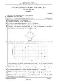 Marți a urmat proba la matematică, iar miercuri a avut loc examenul la limba maternă. Subiecte Evaluare Nationala Clasa A Viii A 2019 Proba La Matematica