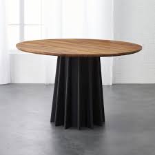 The table has a single removable leaf which allows the table to sit six people when installed. Shop Shoreditch Dining Table Named After London S Hippest Neighborhood Designer Leonhard Pfeifer Round Pedestal Dining Table Cb2 Dining Table Dining Table
