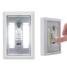 1 Cob Light Switch Lamp Wireless Closet Night Wall Lights Battery Operated Led Walmart Com Walmart Com