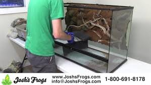 How To Make A Vivarium Waterfall Josh S Frogs How To Guides Vivarium Reptile Habitat Diy Waterfall