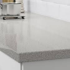 Oxsten Plan De Travail Sur Mesure Gris Clair Motif Pierre Quartz 45 Ikea Ikea Bankskiva Bankskivor