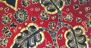 Gambar Motif Batik Bungo Keladi Jambi Gambar Ukiran Seni Art