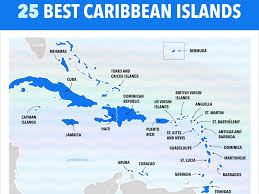 This Map Shows Our Ranking Of The Best Caribbean Islands
