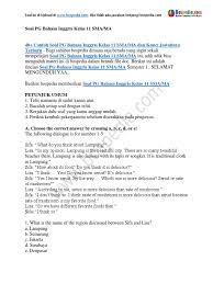 ( materi soal yang sama, bisa anda dapatkan dalam bentuk. Contoh Soal Formal Invitation Kelas 11 Masnurul