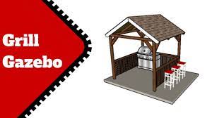 Related to diy bbq shelter plans. Grill Gazbeo Plans Youtube