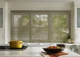 wooden blinds modern kitchen curtains