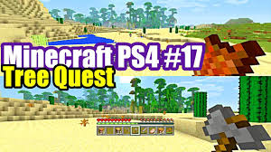 Minecraft Ps4 Splitscreen Survival 17 Tree Quest Minecraft Ps4 Ps4 Minecraft Playstation