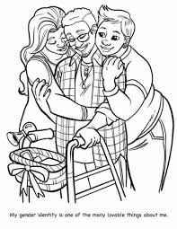 A fun coloring page featuring some of the kids from our books and playing with pronouns educational card deck. Celebrating Transgender Day Of Visibility Greenhouse17