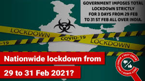 Check spelling or type a new query. Fact Check Has Government Announced A Nationwide Lockdown From 29 Feb To 31 Feb 2021 Youtube