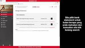 Maybe you would like to learn more about one of these? Muat Turun Penyata Bank Statement Cimbclicks Myrujukan