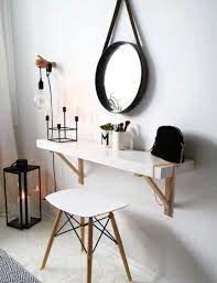 Makeup Vanity Shelf Dressers 21 Ideas Shelves In Bedroom Small Dressing Table Apartment Decor