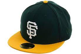 New Era 2tone San Francisco Giants Fitted Hat Green Gold White Fitted Hats San Francisco Giants Green And Gold
