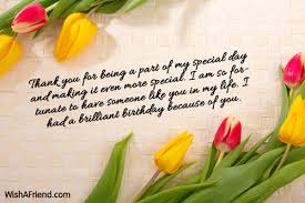 Above all, i thank the almighty god for taking me this far from very far. Thank You For Birthday Wishes Quotes Quotesgram
