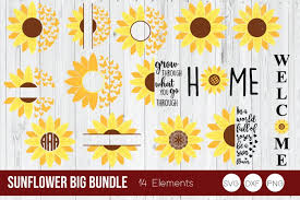 Maybe you would like to learn more about one of these? Sunflower Big Bundle Svg Sunflower Butterfly Svg 879176 Cut Files Design Bundles