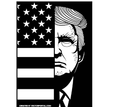 President Donald Trump Eps Ai File Free Graphics Uihere
