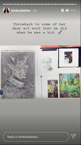 The oil painting which kim kardashian says took her daughter north west several weeks. Kim Kardashian Defends Daughter North S Oil Painting After Fans Can T Believe A 7 Year Old Made The Art Entertainment Tonight