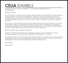 Every cover letter needs a header, date, company address, and salutation. Fashion Student Cover Letter Examples July 2021